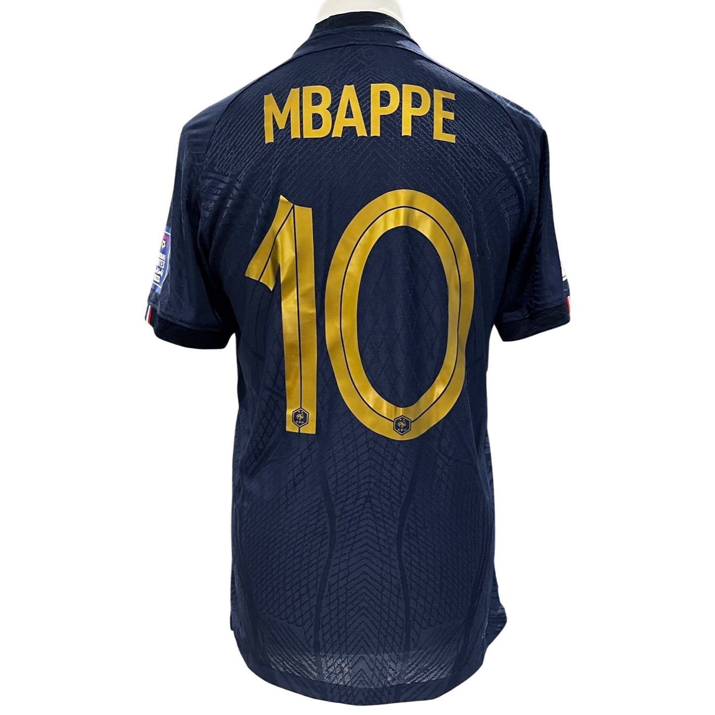 Kylian Mbappe Match Issued Nike DriFit ADV Shirt Argentina vs France 2022 FIFA World Cup Final