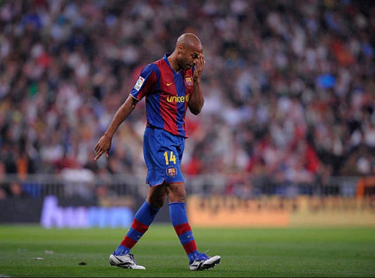 Thierry Henry's match worn Reebok Sprintfit Pro football boots