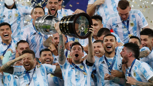 Lionel Messi's match worn Adidas X Speedlow.1 'El Retorno' football boots 2021 Copa