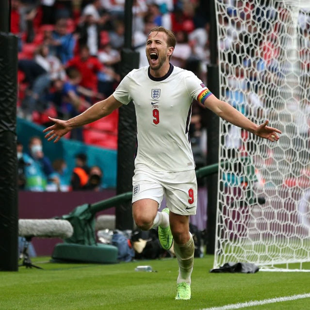 Harry Kane UEFA Euro 2020 Nike Phantom GT Elite jogo usado/emissão chuteiras de futebol