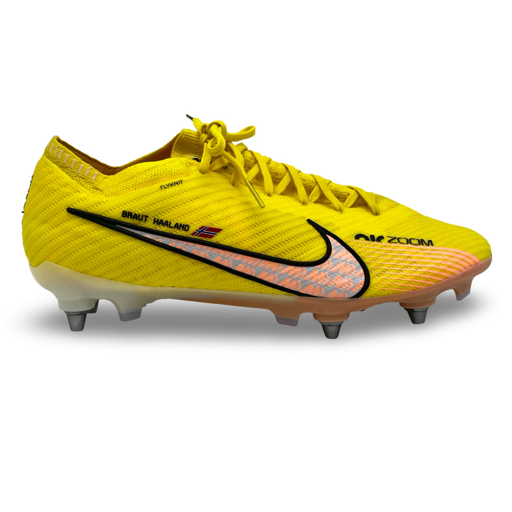 Erling Haaland Match Usado Nike Mercurial Vapor 15 Elite Temporada 2022/23 Treble Season