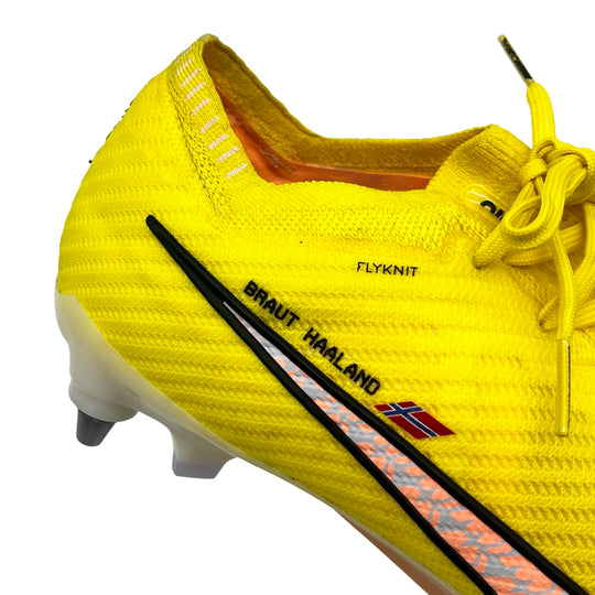 Erling Haaland Match Worn, 2 Goals Scored, Photo-Matched Nike Mercurial Vapor 15 Elite - EPL Goal Record Breaking 2022/23 Treble Season