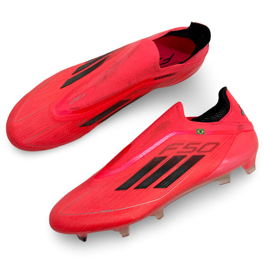 Gabriel Martinelli Match Worn Adidas F50 Elite Laceless - 2024/25