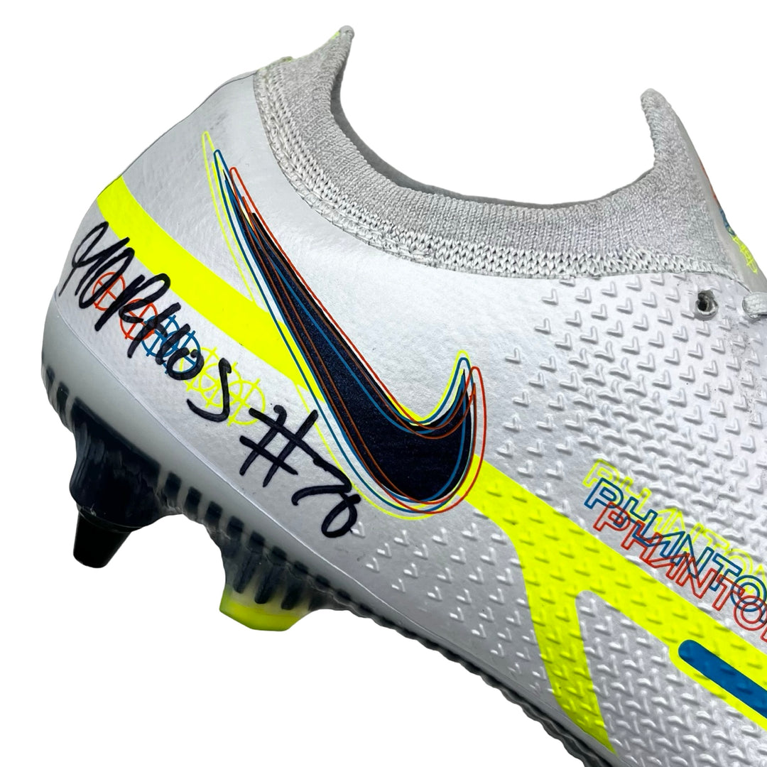 Alfredo Morelos Match Issued Nike Phantom GT 2 Elite 2022 UEFA Europa League Final Signed