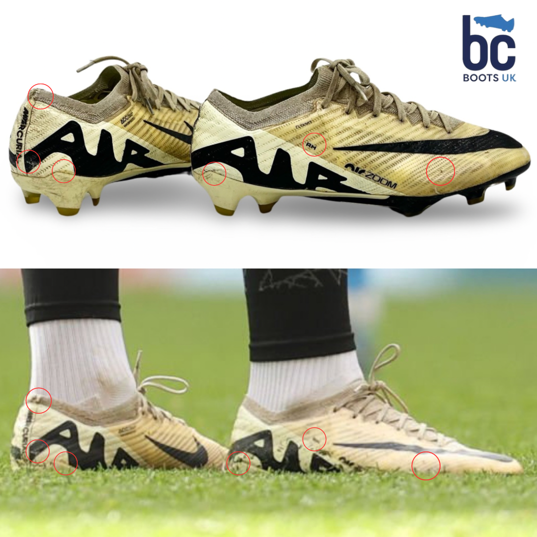 Rasmus Højlund Match Worn Nike Mercurial Vapor 15 Elite 2023/24