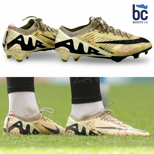 Rasmus Højlund Match Worn, Photo-Matched, 5 Goals Scored, Nike Mercurial Vapor 15 Elite 2023/24