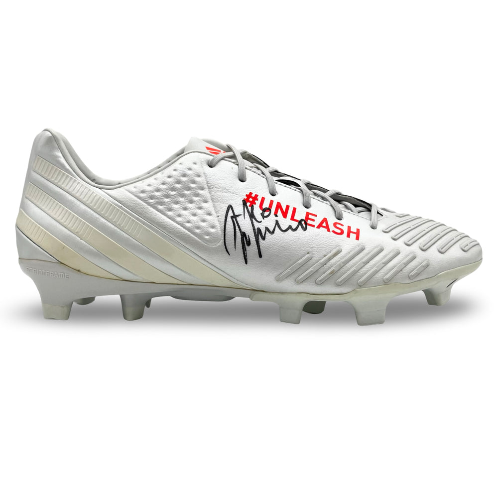 Kaká partido desgastado Adidas Predator LZ # UNLEASH firmado