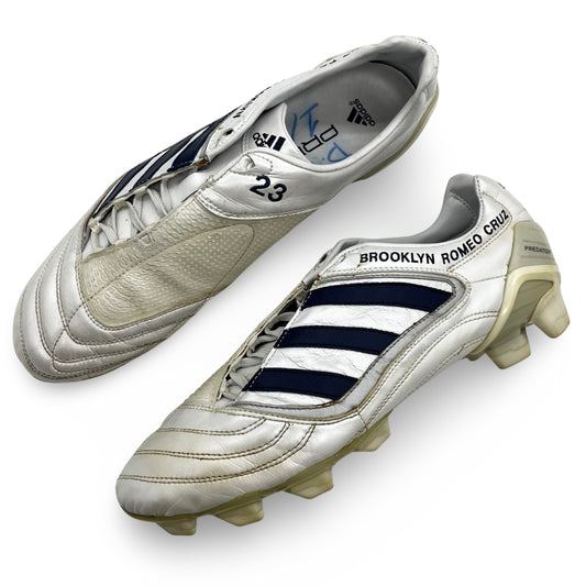 David Beckham Match Worn Adidas Predator X Signed 2009/10