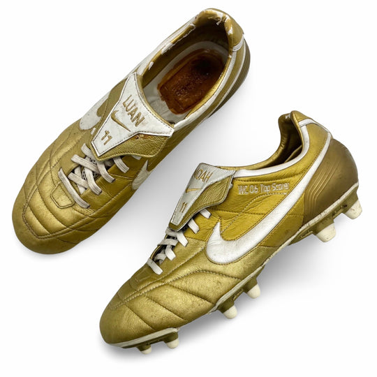 Miroslav Klose Jogo Usado Nike Tiempo Legend II 2006 Melhor Marcador da Copa do Mundo FIFA