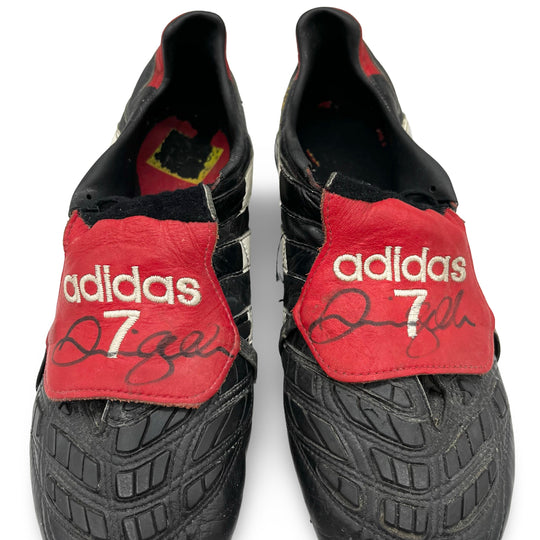 David Beckham Match Worn Adidas Predator Accelerator/Touch Hybrid Signed 1997/98