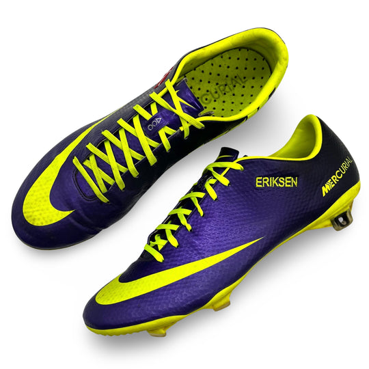 Christian Eriksen Match Worn Nike Mercurial Vapor IX 2013/14