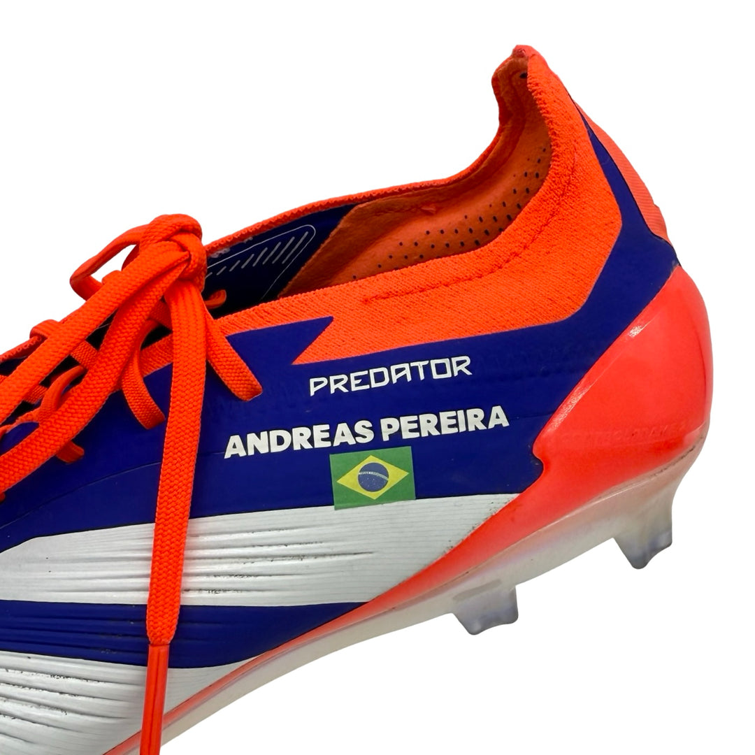 Andreas Pereira Match Worn Adidas Predator Elite - 2024 Copa América