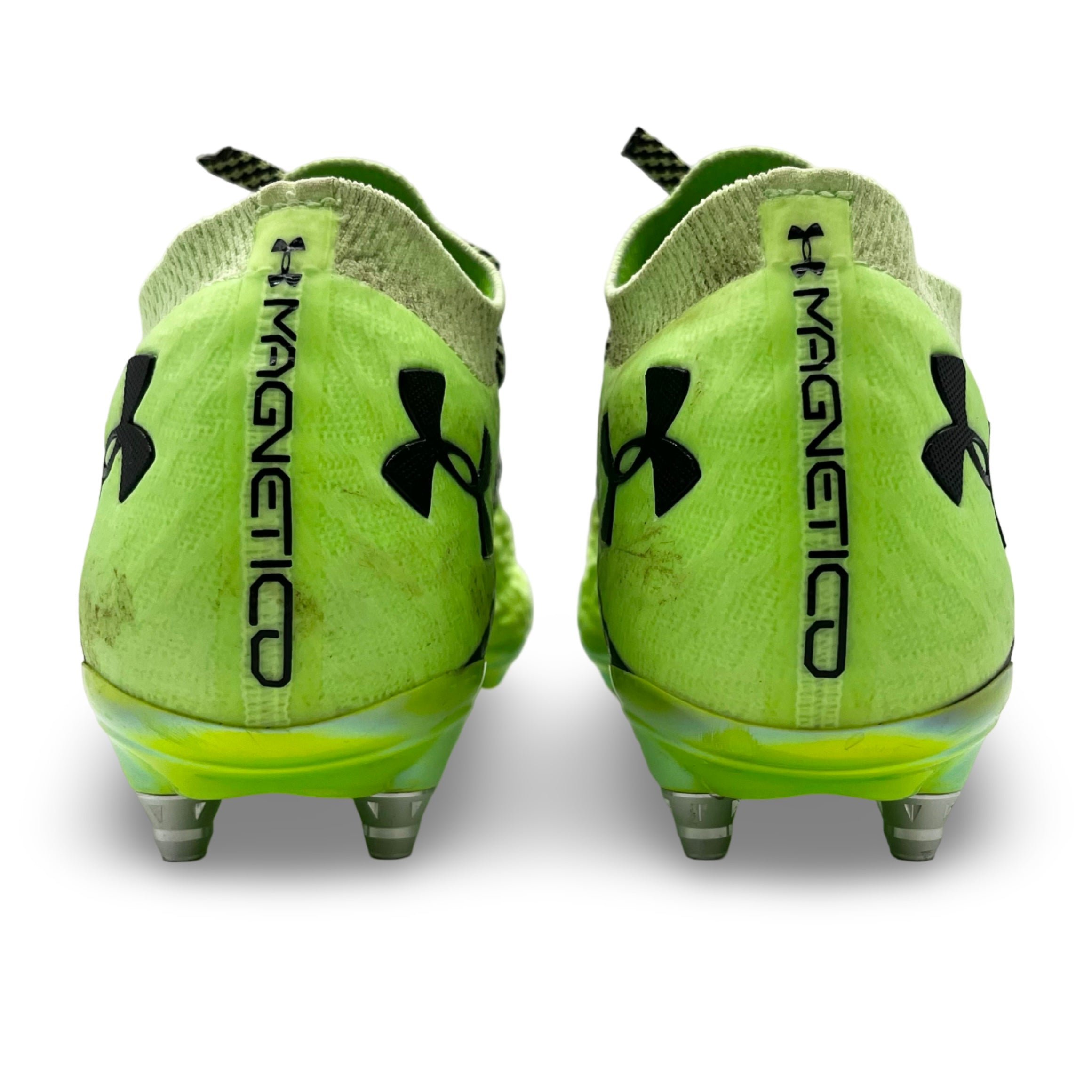 Lime green under armour cleats online