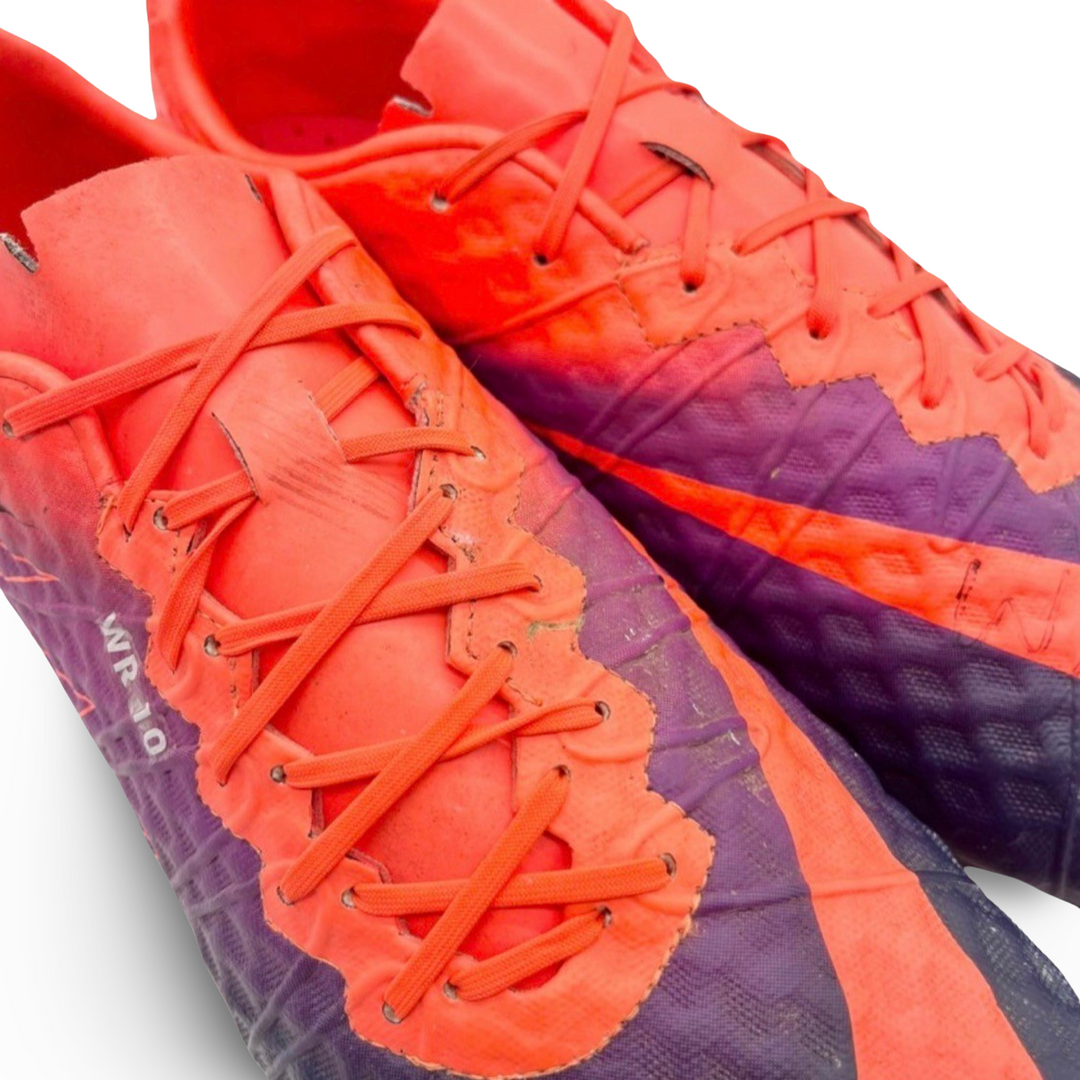 Wayne Rooney Match Usado Nike Hypervenom Phinish Assinado