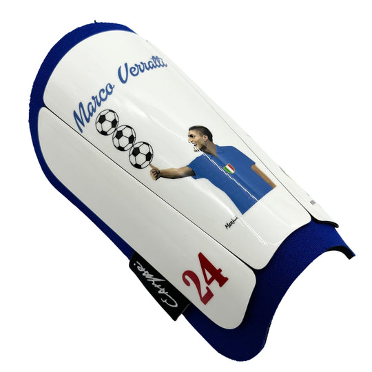 Marco Verratti Match Worn Campari Shin Pads 2014 FIFA World Cup