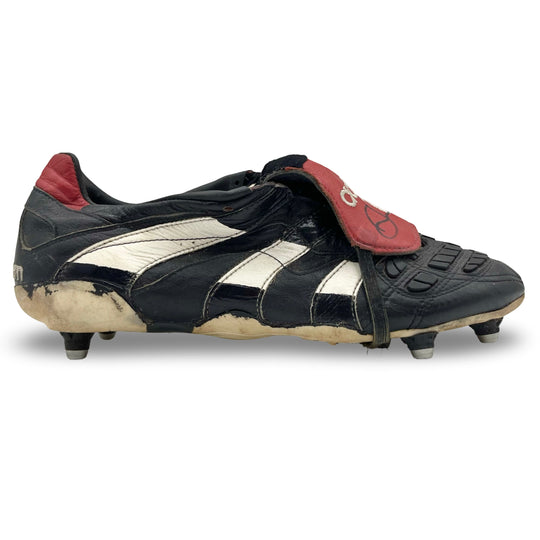 David Beckham Match Worn, Photo-Matched, 3 Goals Scored, Dual Signed, 1/1 Adidas Predator Accelerator/Touch Hybrid - 1997/98