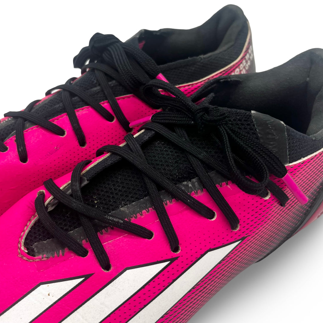 Lionel Messi Match Worn, Photo-Matched, 3 Goals Scored, Adidas X Speedportal.1 2022/23 - 1st Pair Worn As World Champion