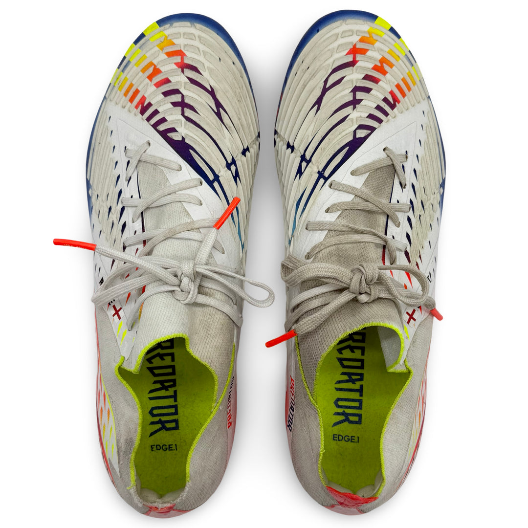 Kalvin Phillips Match Worn, Photo-Matched Adidas Predator Edge.1 - 2022/23 Treble Season & 2022 FIFA World Cup