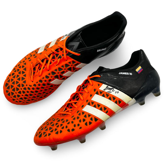 James Rodriguez partido desgastado Adidas Ace 15,1 firmado