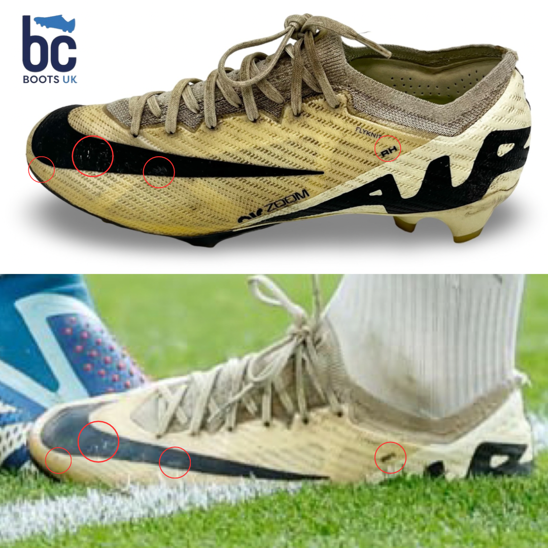 Rasmus Højlund Match Worn, Photo-Matched, 5 Goals Scored, Nike Mercurial Vapor 15 Elite 2023/24