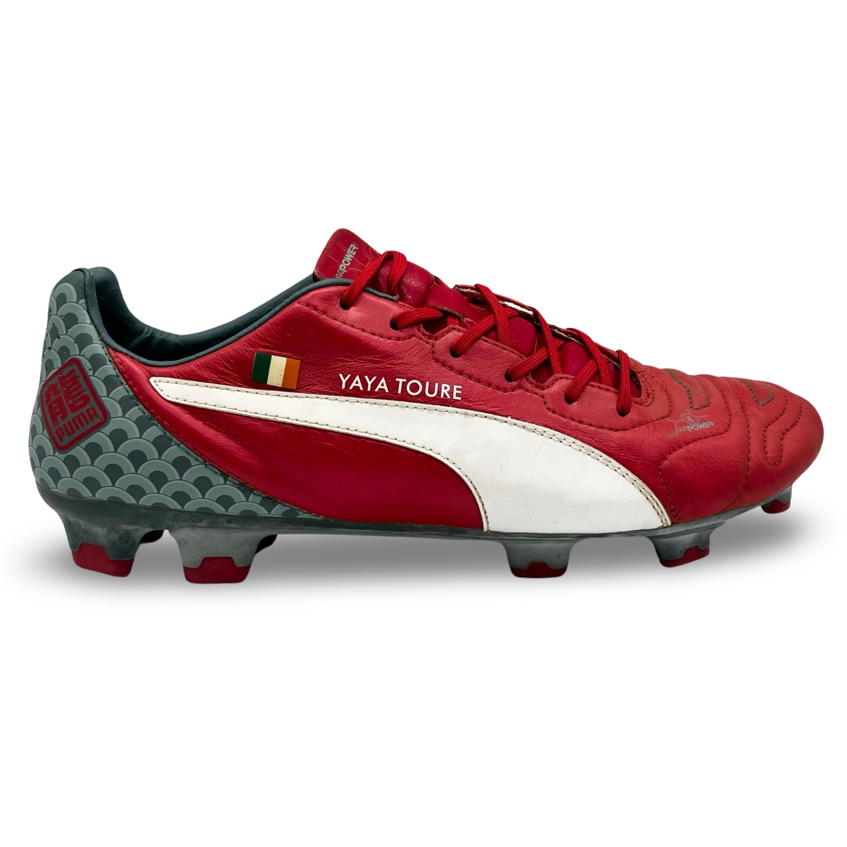 Yaya Toure Match Worn Puma EvoPower 1.2 Dragon Edition 2014 15