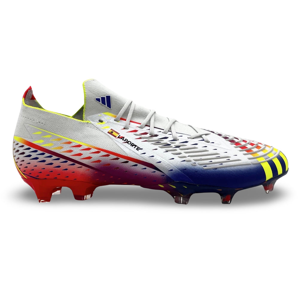 Aymeric Laporte Match Issued Adidas Predator Edge.1 2022 FIFA World Cup & 2022/23 Treble Season