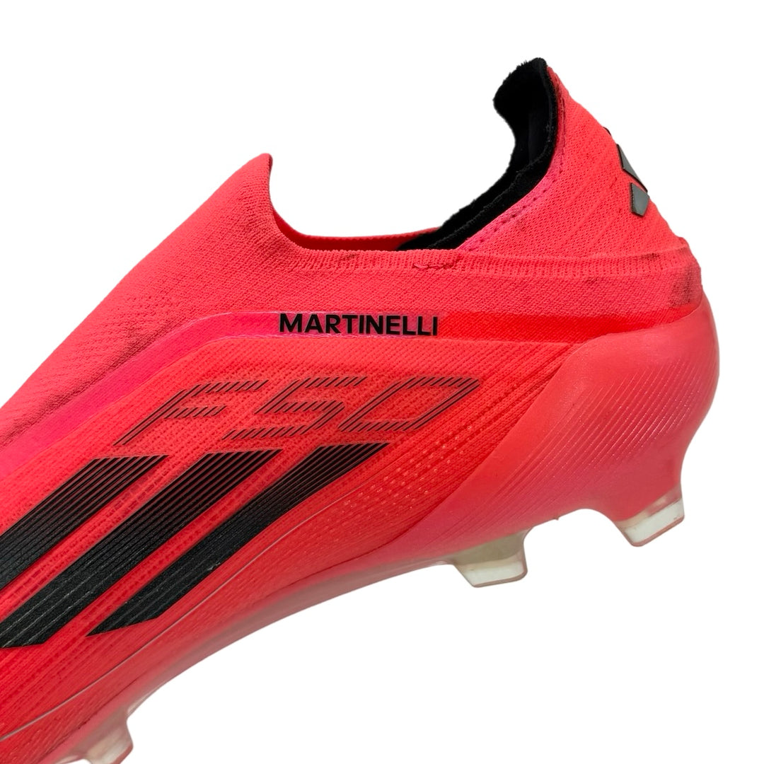 Gabriel Martinelli Match Worn Adidas F50 Elite Laceless - 2024/25