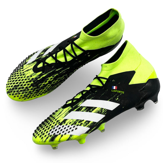 Aymeric Laporte partido desgastado Adidas Predator Mutator 20,1