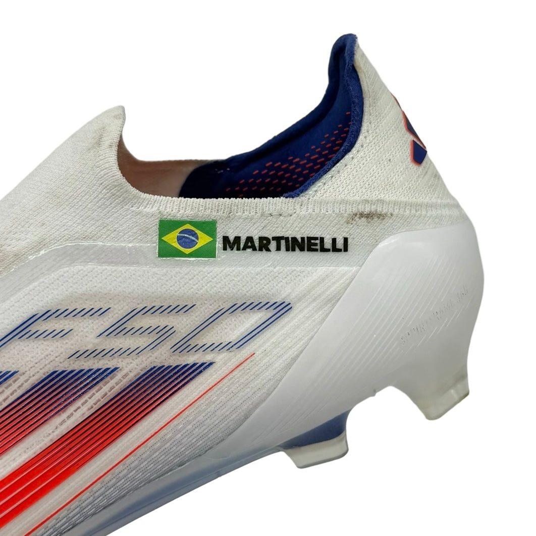 Zapatillas de fútbol Adidas F50 Elite sin cordones de Gabriel Martinelli - 2024/25