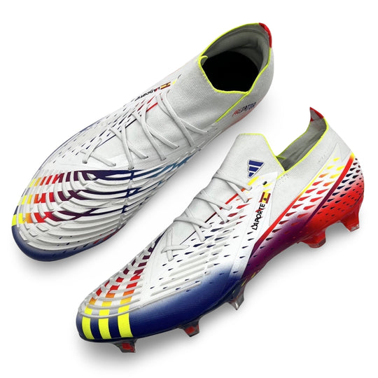 Aymeric Laporte Match Issued Adidas Predator Edge.1 2022 FIFA World Cup & 2022/23 Treble Season