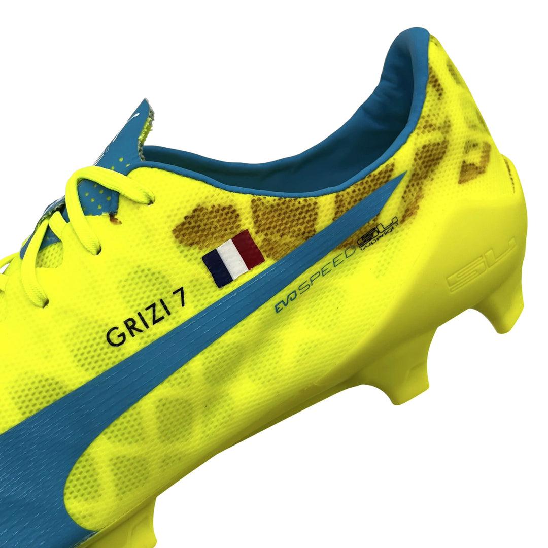 Antoine Griezmann Match Worn Puma EvoSpeed SL 2015/16