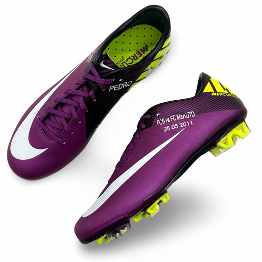 Pedro Player Issued Nike Mercurial Vapor Superfly III 2011 UEFA Champions League Final