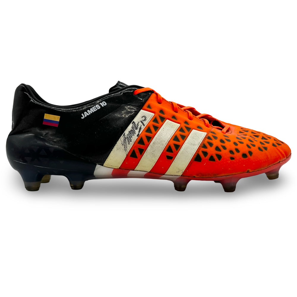 James Rodriguez Match Worn Adidas Ace 15.1 Assinado