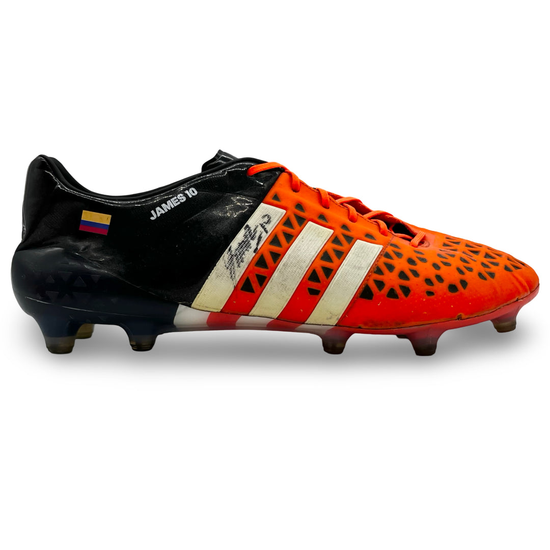 James Rodriguez partido desgastado Adidas Ace 15,1 firmado