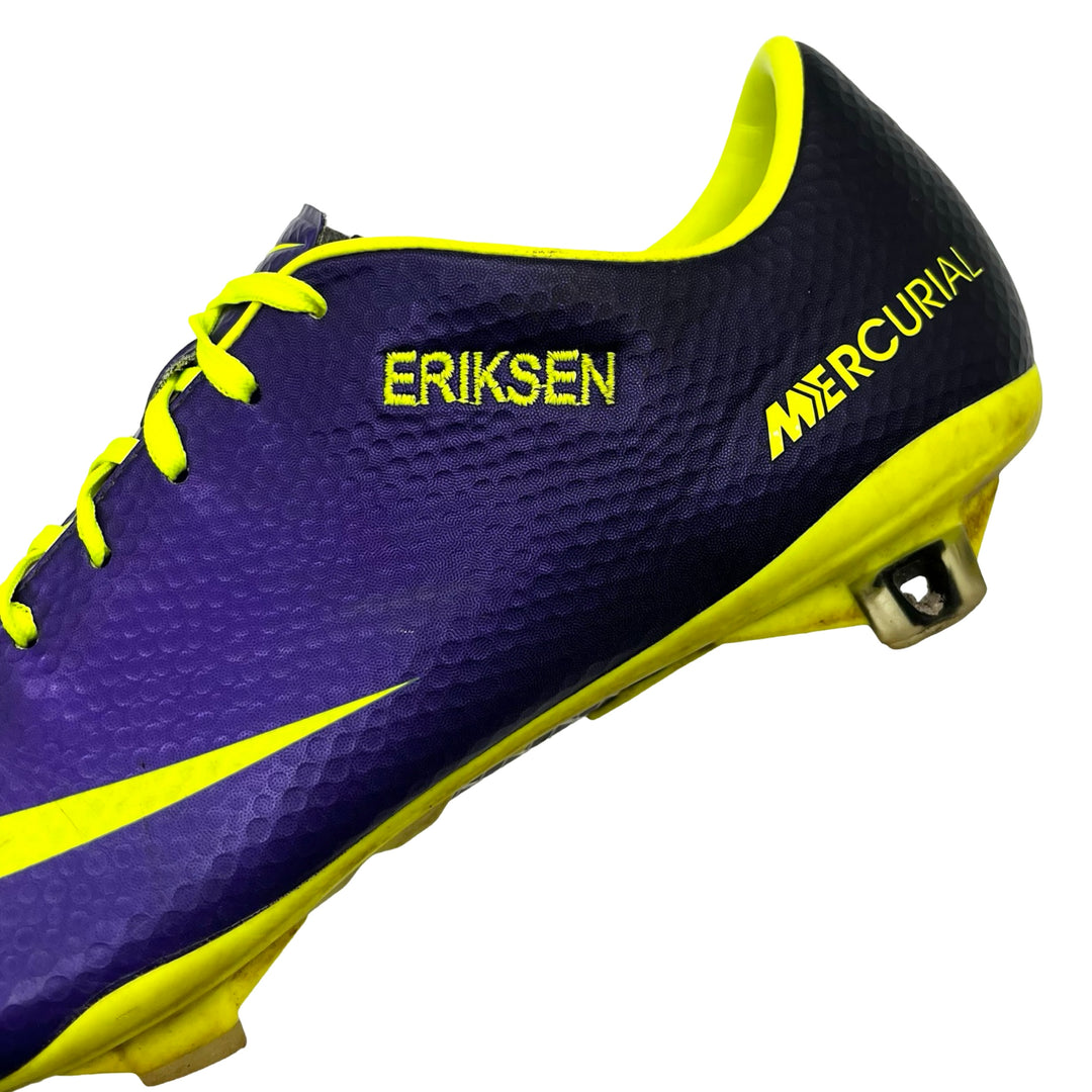 Christian Eriksen Match Worn Nike Mercurial Vapor IX 2013/14