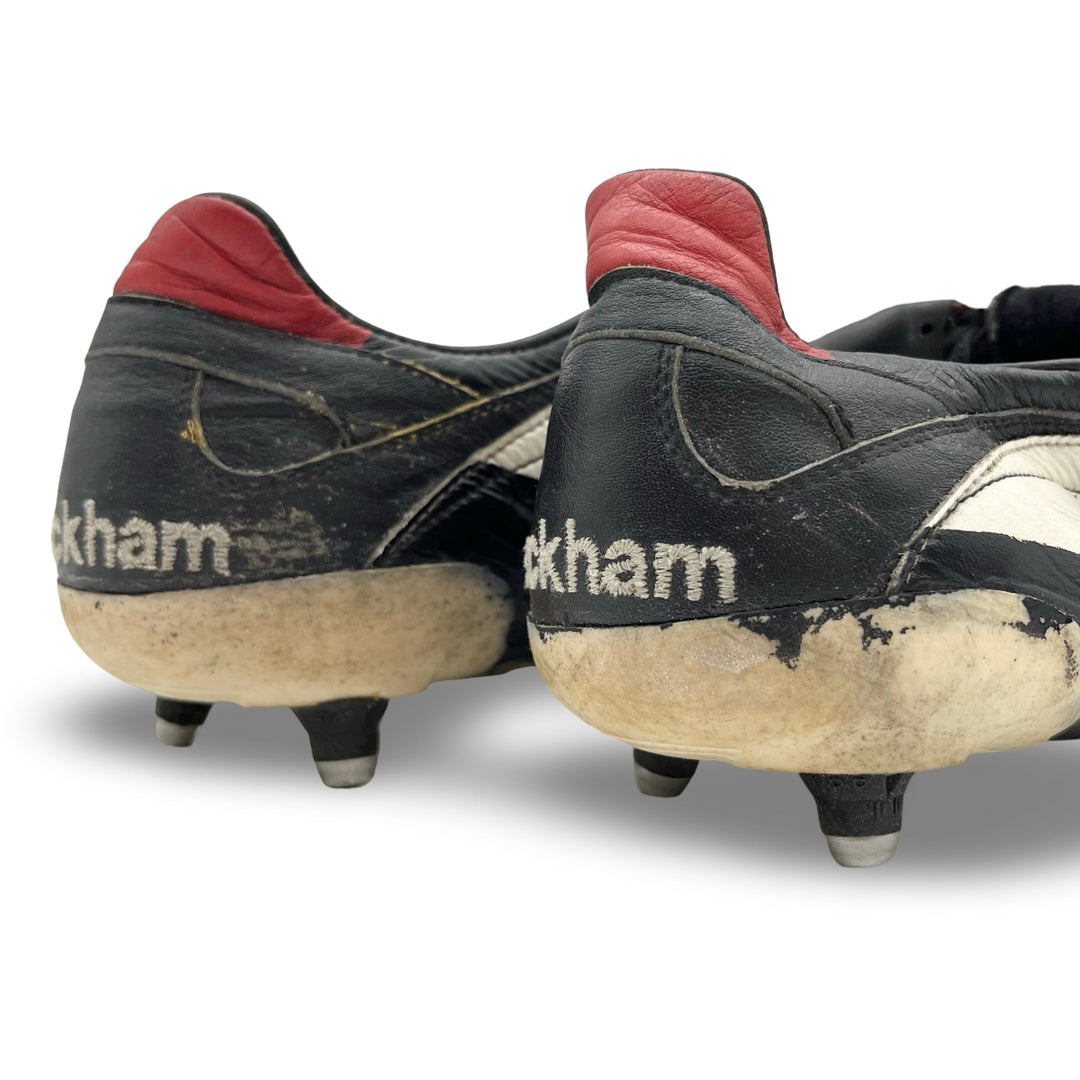 David Beckham Match Worn, Photo-Matched, 3 Goals Scored, Dual Signed, 1/1 Adidas Predator Accelerator/Touch Hybrid - 1997/98