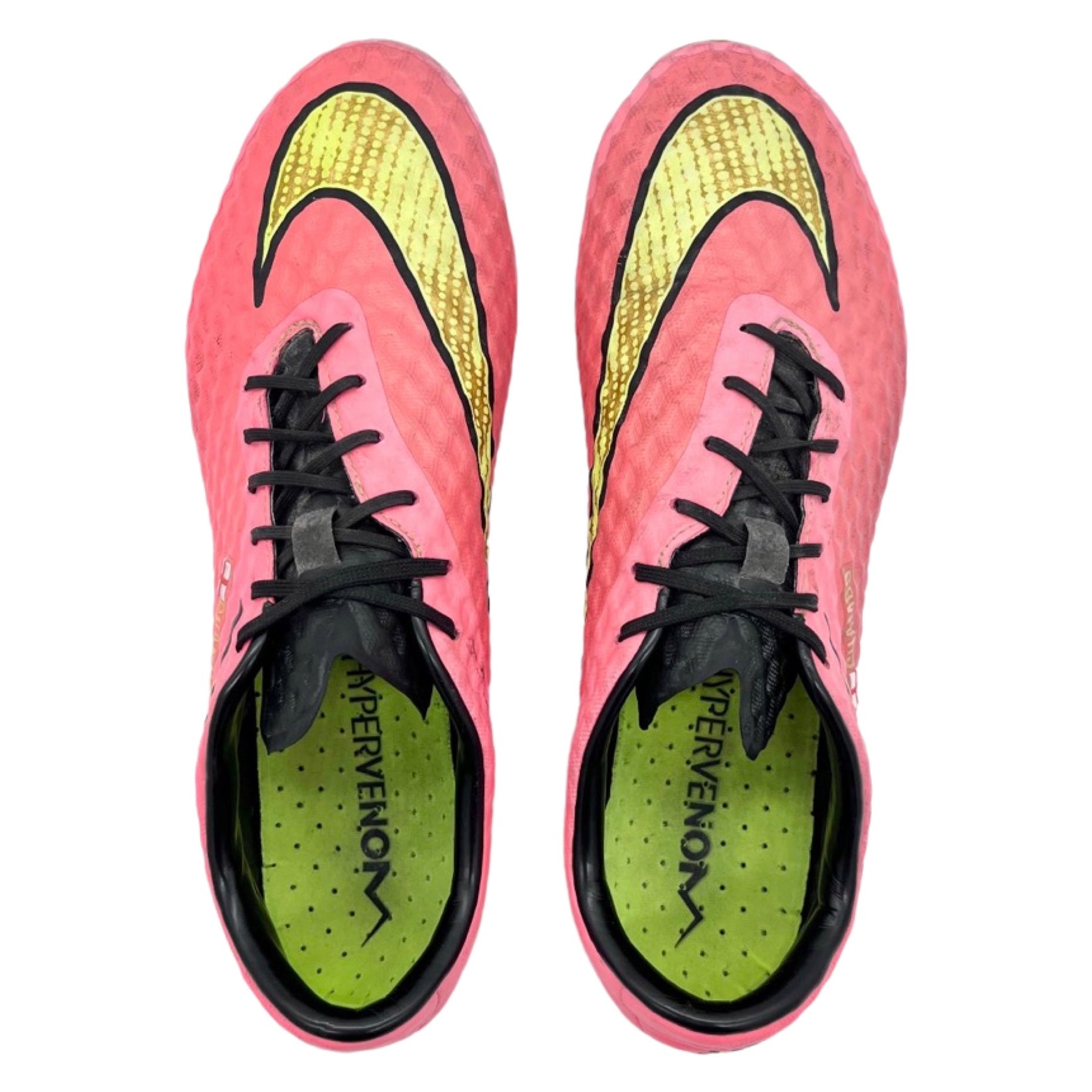 Nike hypervenom deals pink and yellow