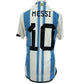 Jogo de Lionel Messi emitido adidas HEAT. Camisa RDY Argentina x Arábia Saudita Copa do Mundo FIFA 2022