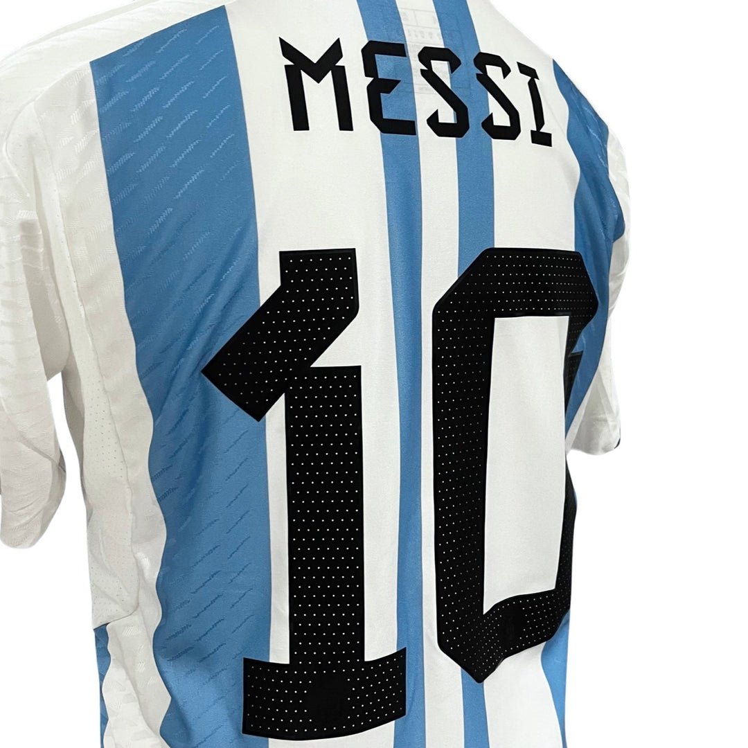 Lionel Messi Match Issued Adidas HEAT.RDY Shirt Argentina vs Mexico 2022 FIFA World Cup