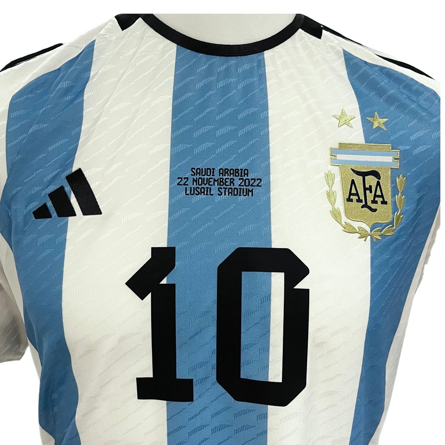 莱昂内尔&middot;梅西比赛发布阿迪达斯HEAT.RDY球衣阿根廷vs沙特阿拉伯2022世界杯