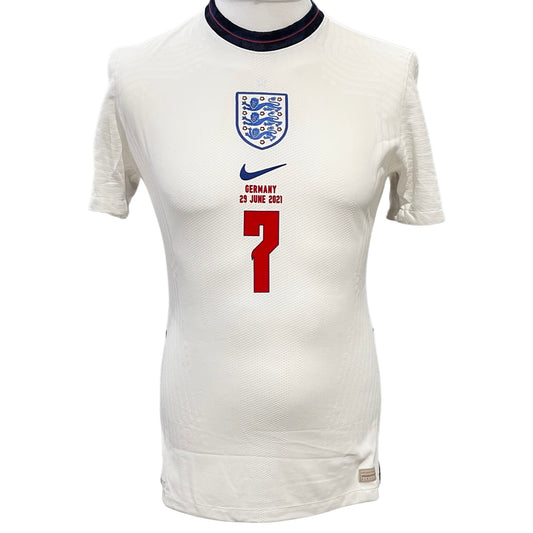Jack Grealish Match Camisa Nike vaporknit usada Inglaterra vs Alemanha UEFA Euro 2020
