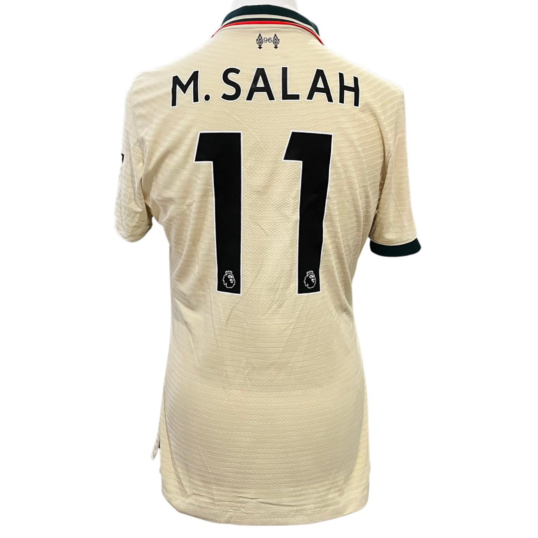 Mohamed Salah Match Worn Nike Dri-Fit ADV Liverpool Match Shirt 2021/22