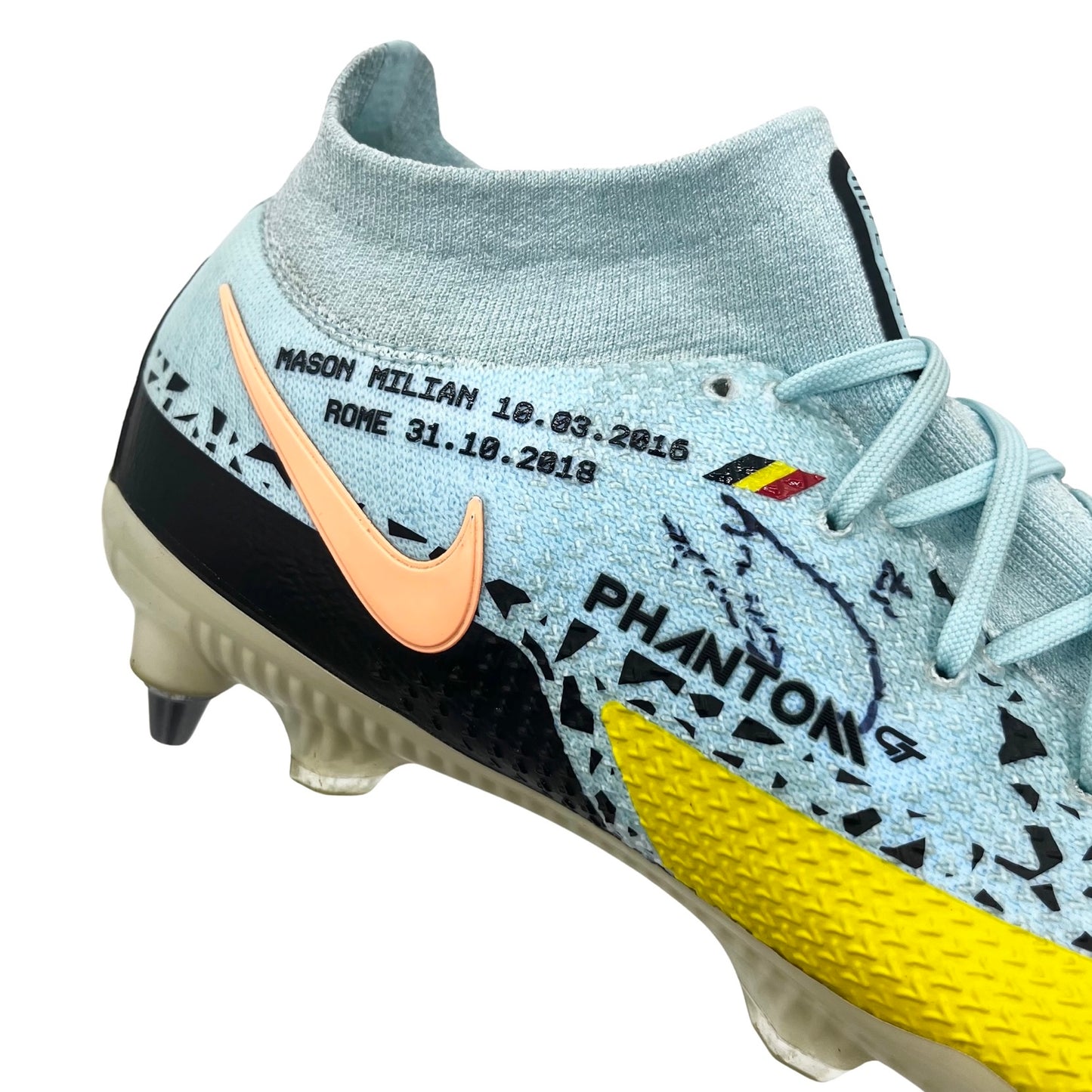 Kevin De Bruyne Partido Desgastado Nike Phantom GT 2 Elite Firmado 2022/23 Treble Temporada