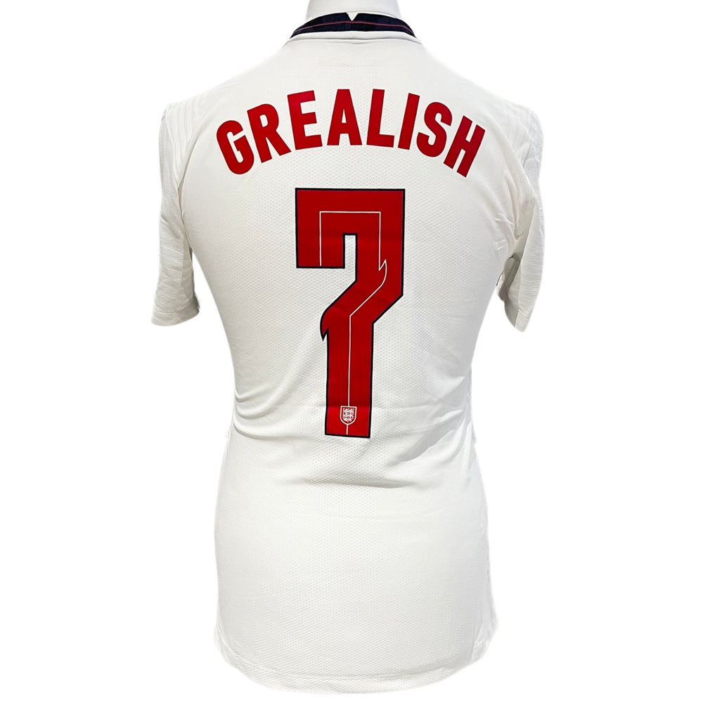 Jack Grealish Match Nike Vaporknit Match Shirt desgastado Inglaterra vs Alemania UEFA Euro 2020