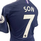 Heung-Min Son Match Usado Tottenham Hotspur Nike Vaporknit Camisa