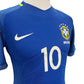 Neymar Jr Match Worn Nike Dri-Fit Shirt Brazil vs Ecuador 2018 FIFA World Cup Qualifer