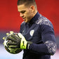 Ederson Moraes Match Worn Puma Future Z Grip 2 SGC SMU Goalkeeper Gloves