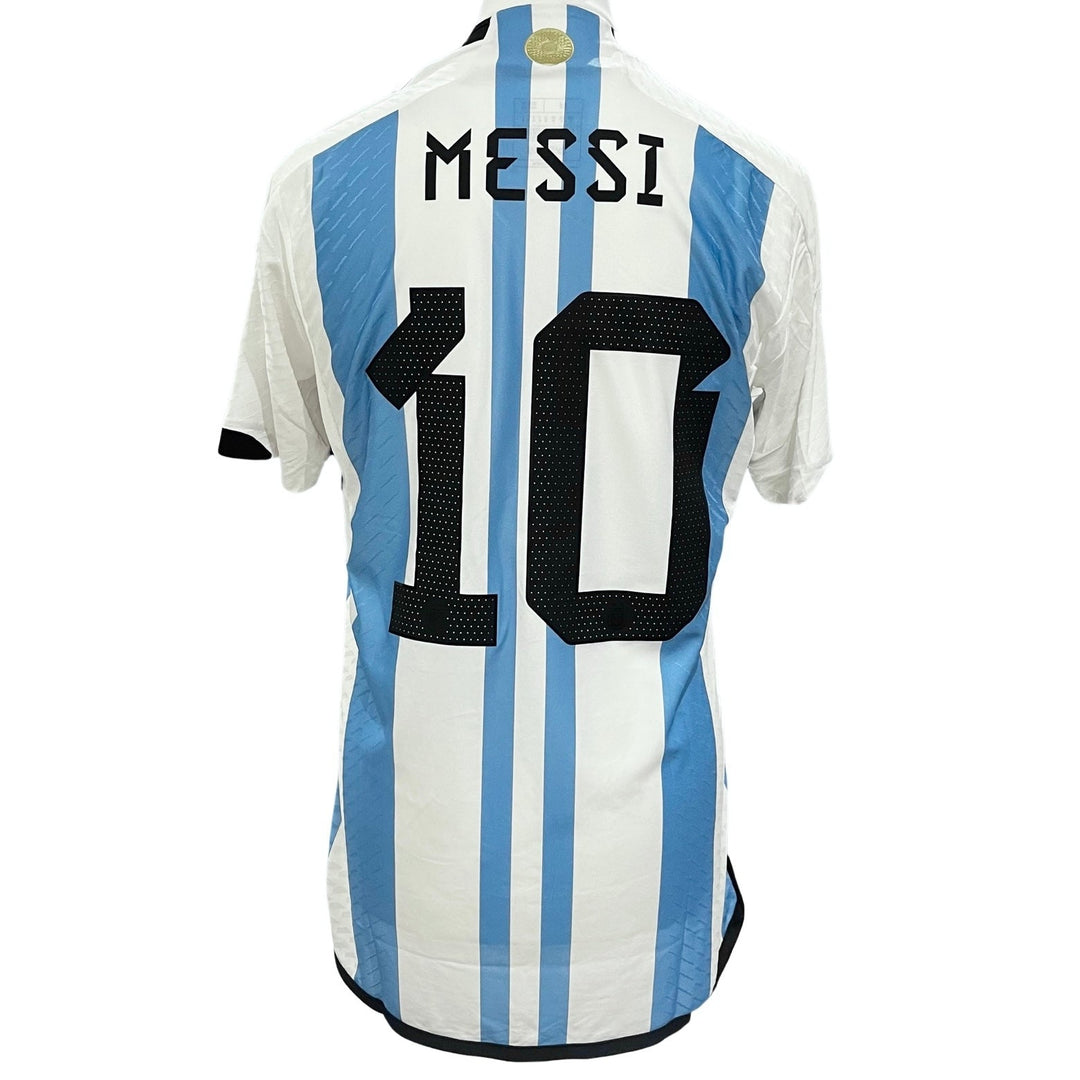 Lionel Messi Match Issued Adidas HEAT.RDY Shirt Argentina vs Mexico 2022 FIFA World Cup