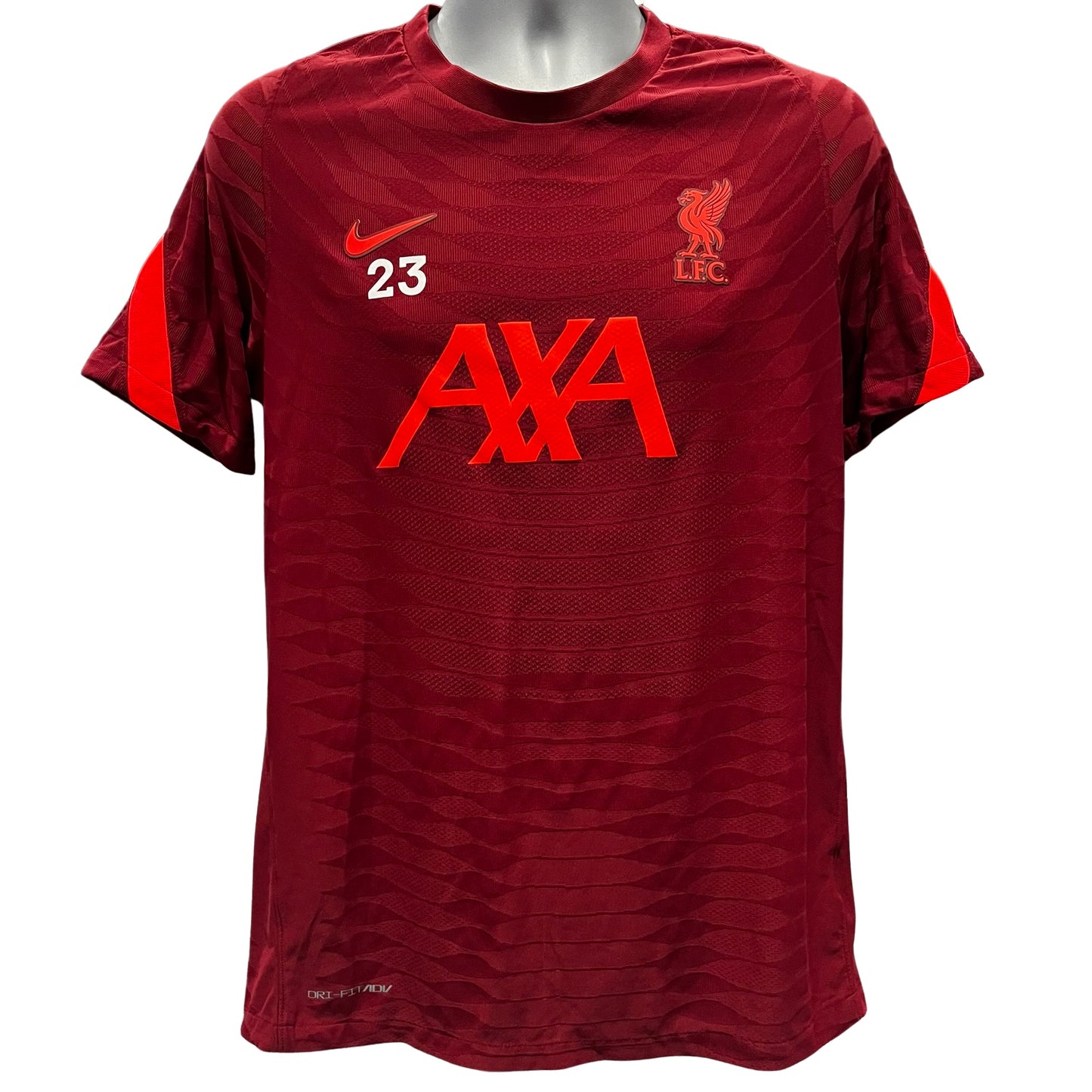Luis Diaz treina camisa Nike Dri-Fit ADV Liverpool FC usada