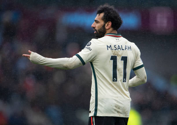 Mohamed Salah Match Worn Nike Dri-Fit ADV Liverpool Match Shirt